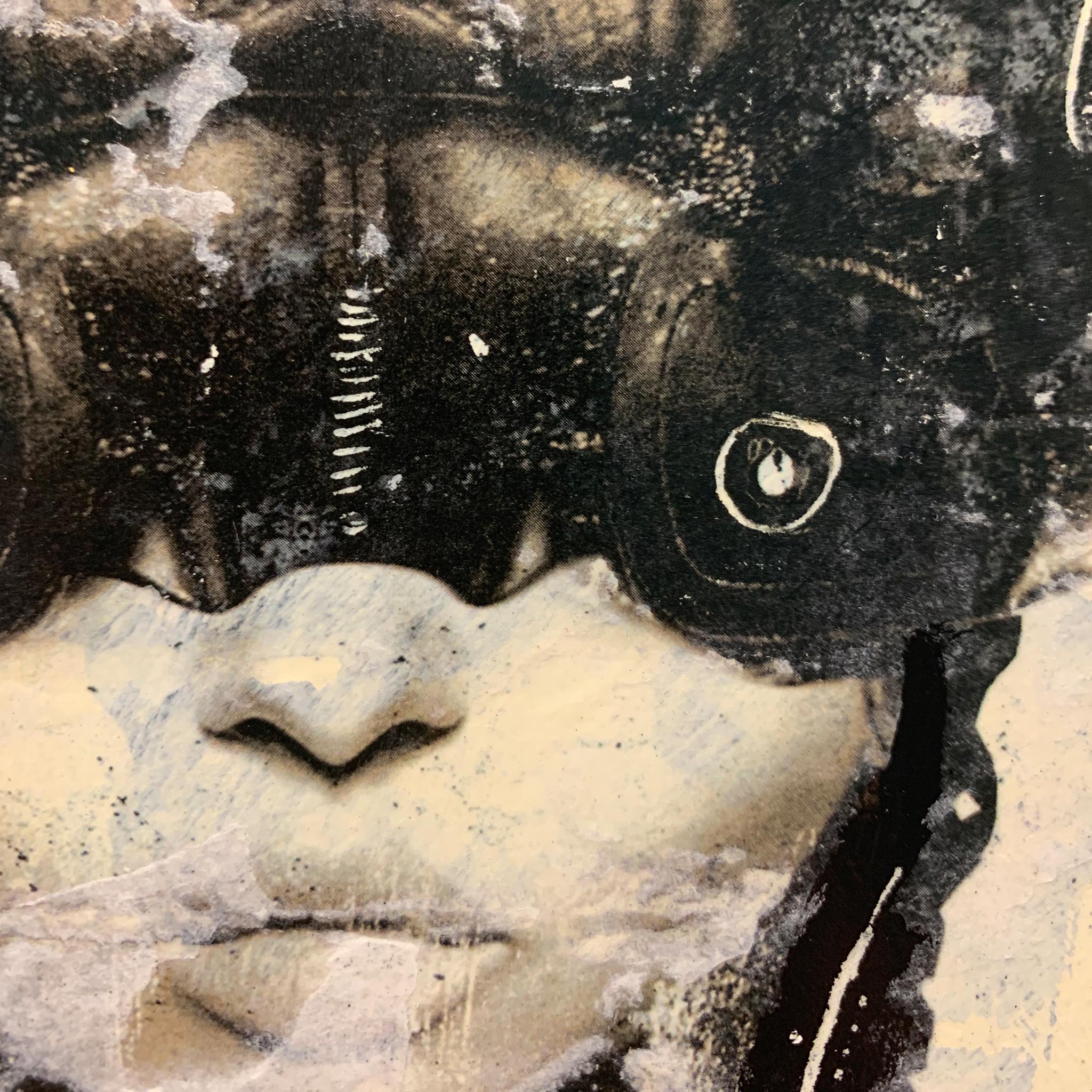 Leviathena ~ One of a Kind Mixed Media