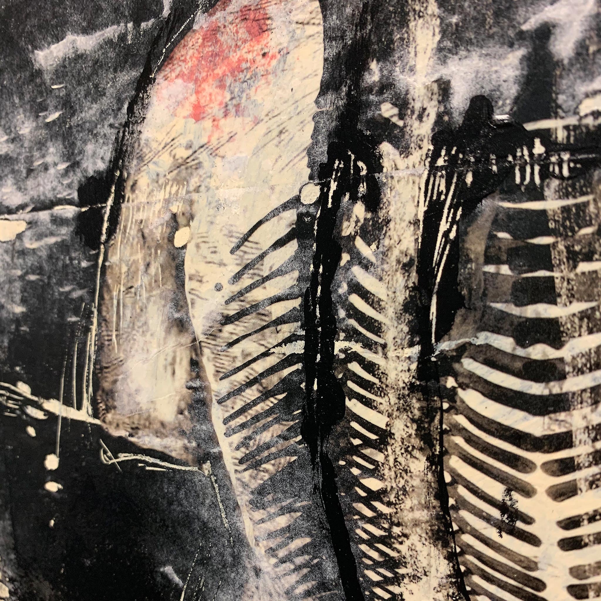 Leviathena ~ One of a Kind Mixed Media