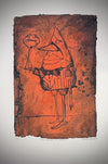 Halloween Goblin Etching from 2001 repainted in 2022