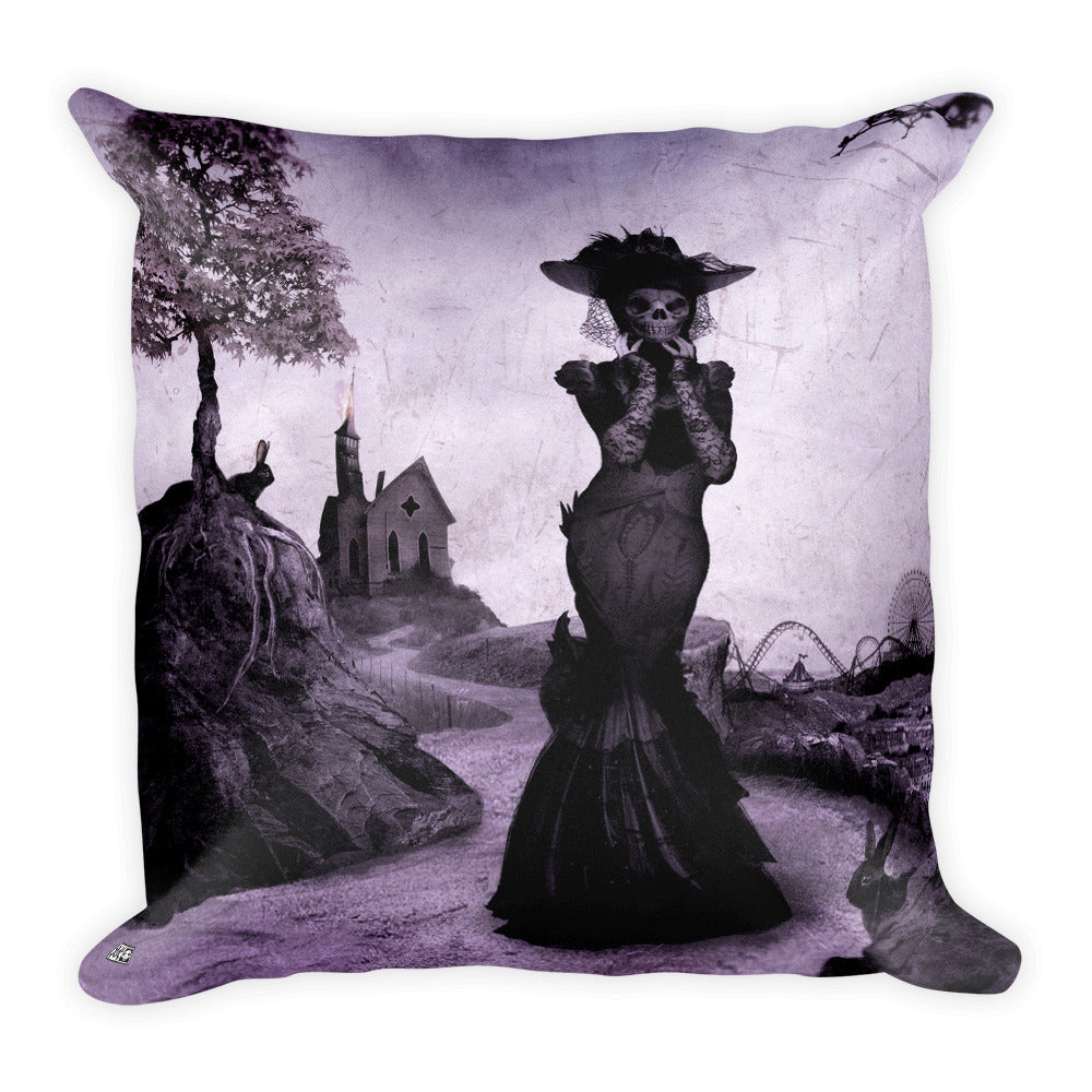 "Pins &amp; Needles" Square Pillow