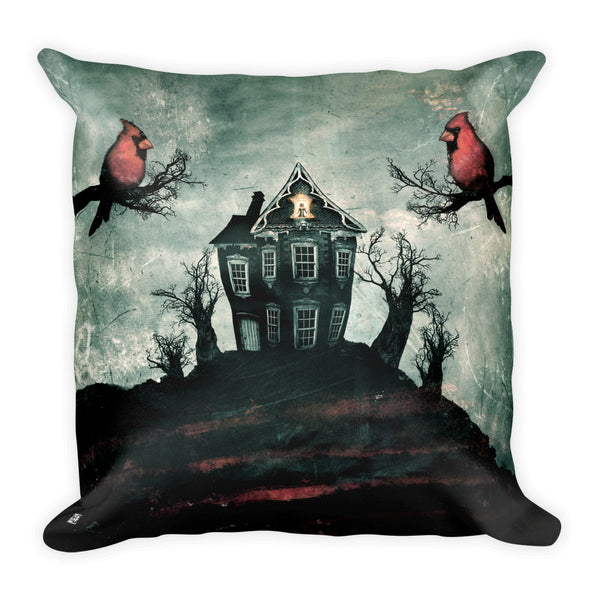 &quot;House on the Hill&quot; Square Pillow
