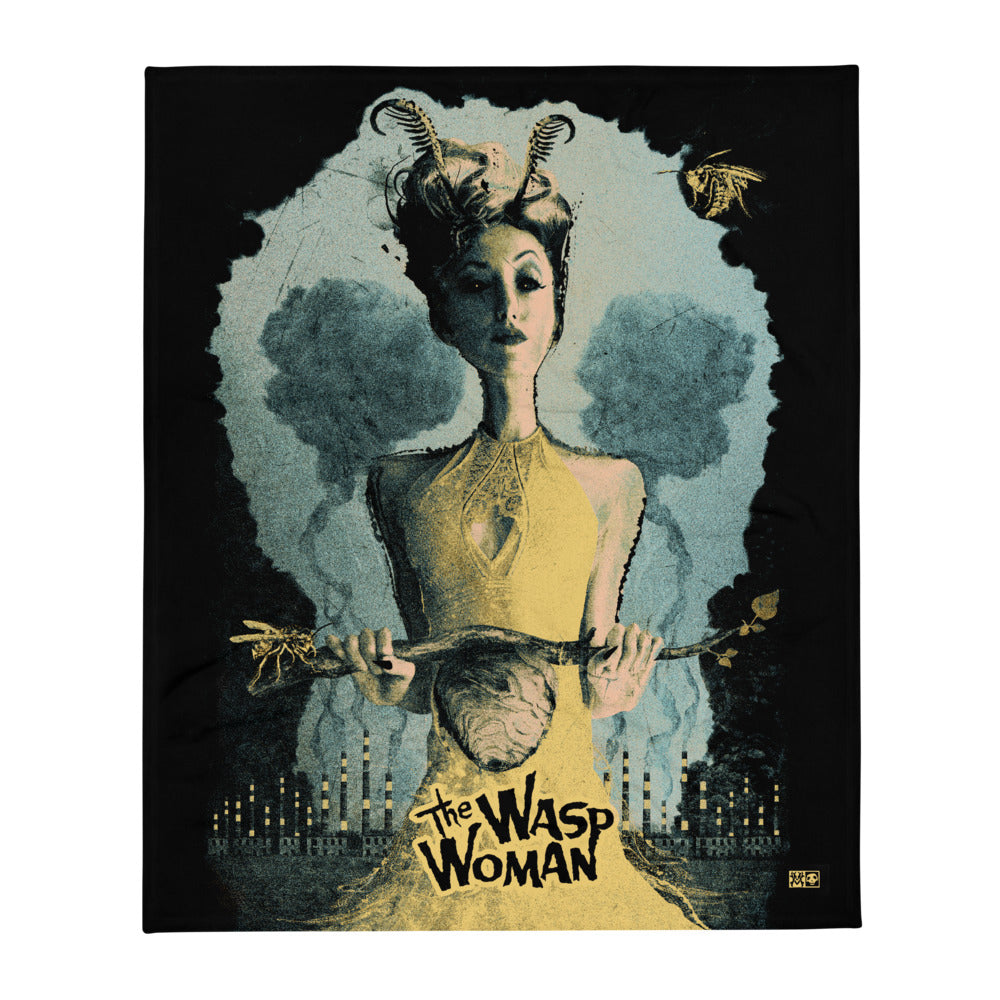 Wasp Woman Poster Throw