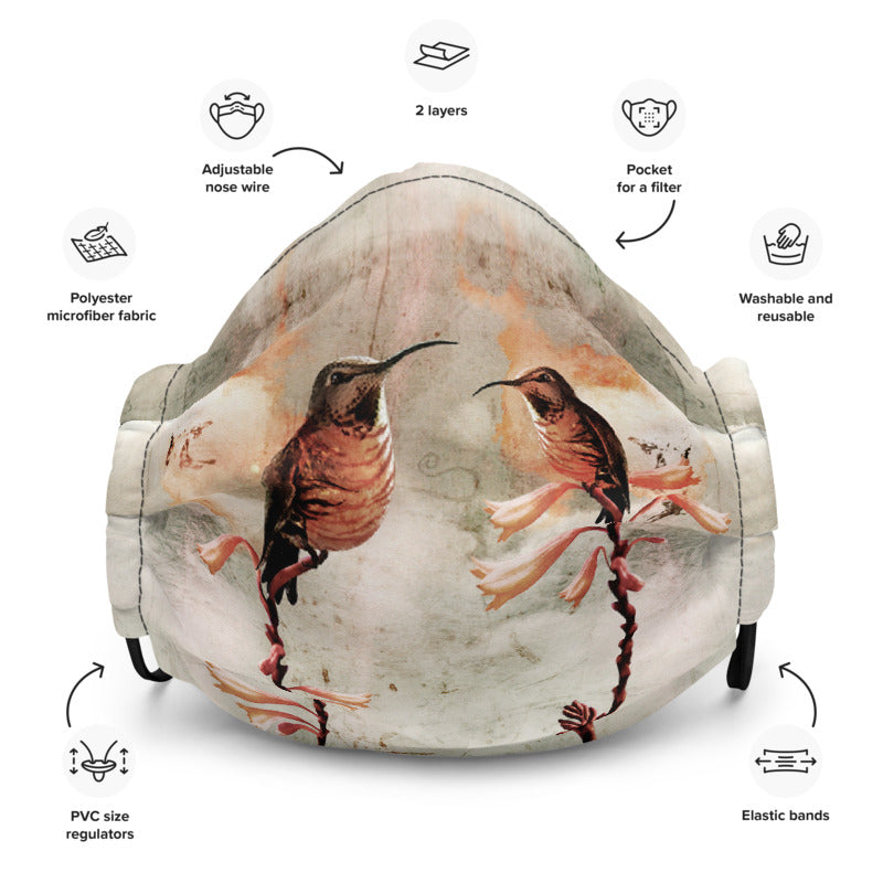 Hummingbird Face mask