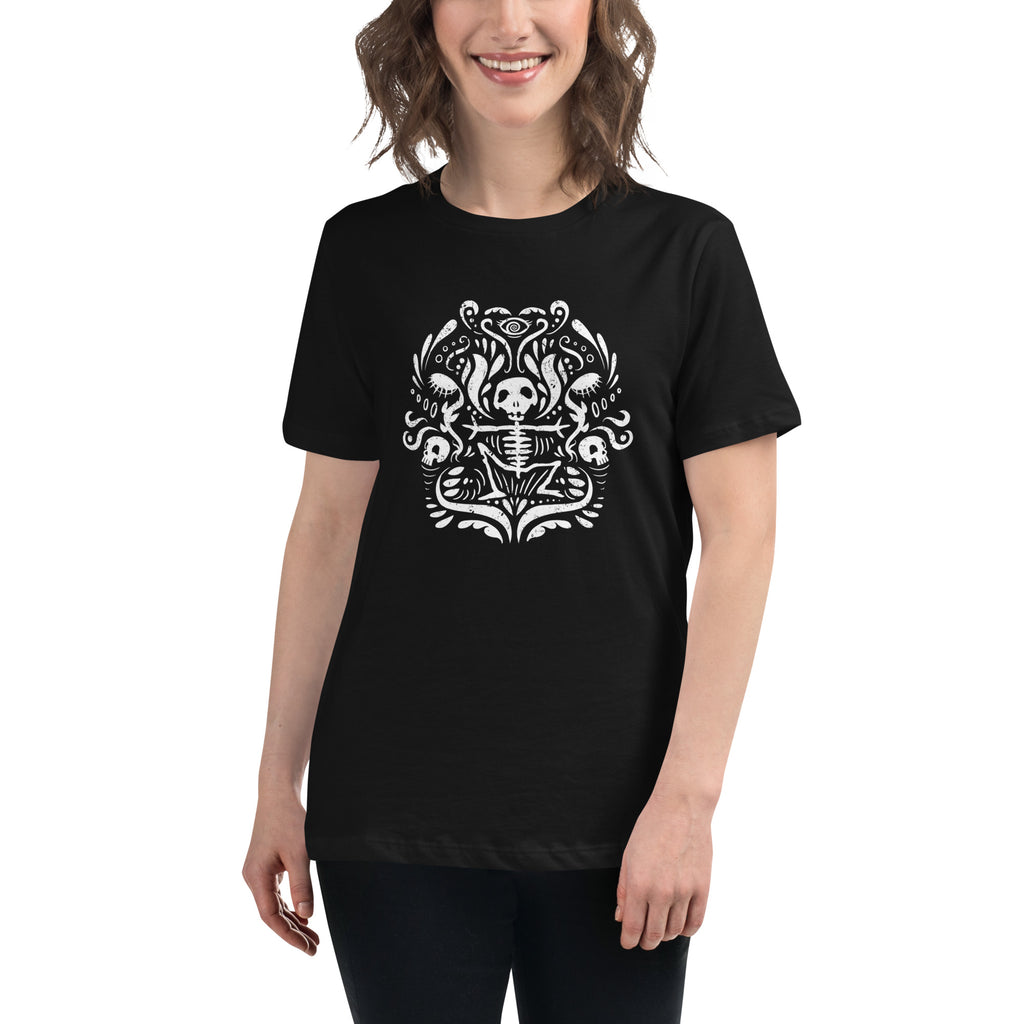 Damask MPS Logo ~ Women's Relaxed T-Shirt